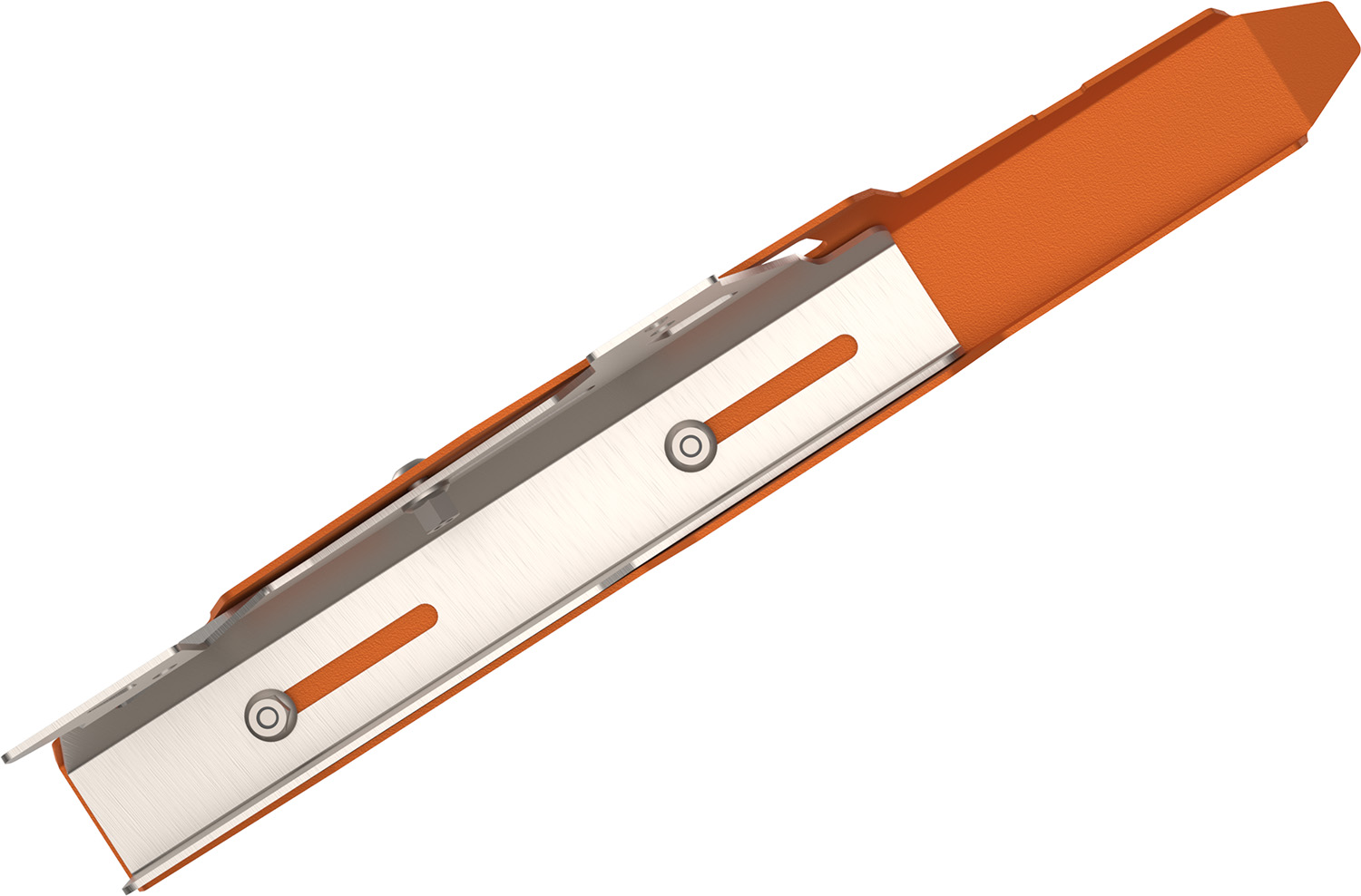 Chain Guard Brushed stainless steel / Textured Orange CROSSPRO 