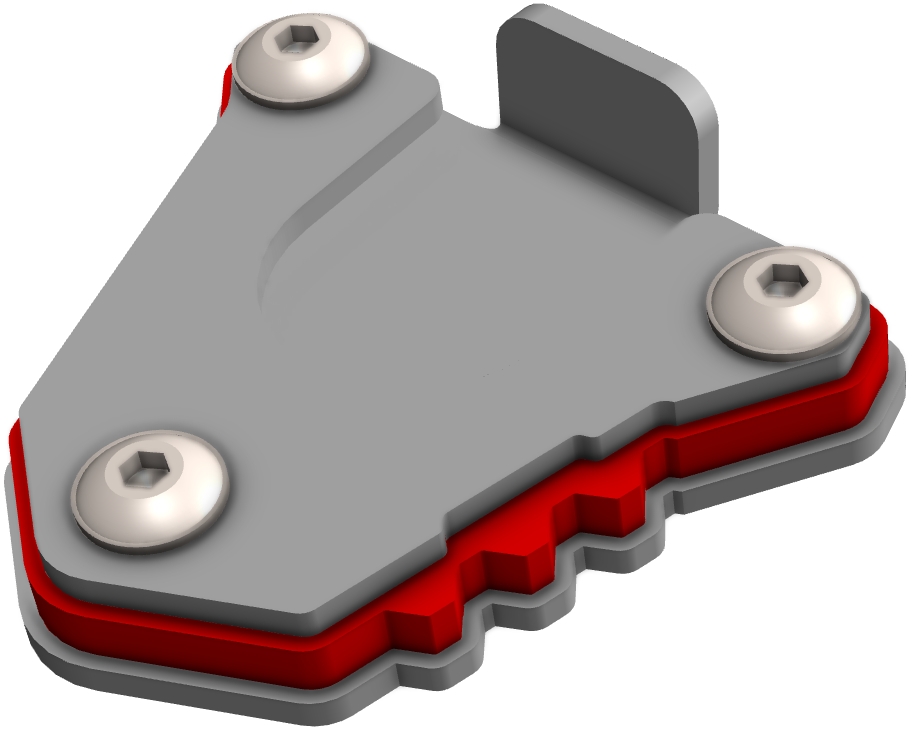 Extensão da Base do Descanso Lateral CROSSPRO 