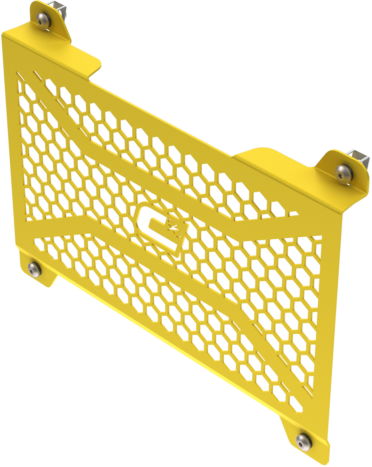 Front Radiator Guard Textured Yellow CROSSPRO 