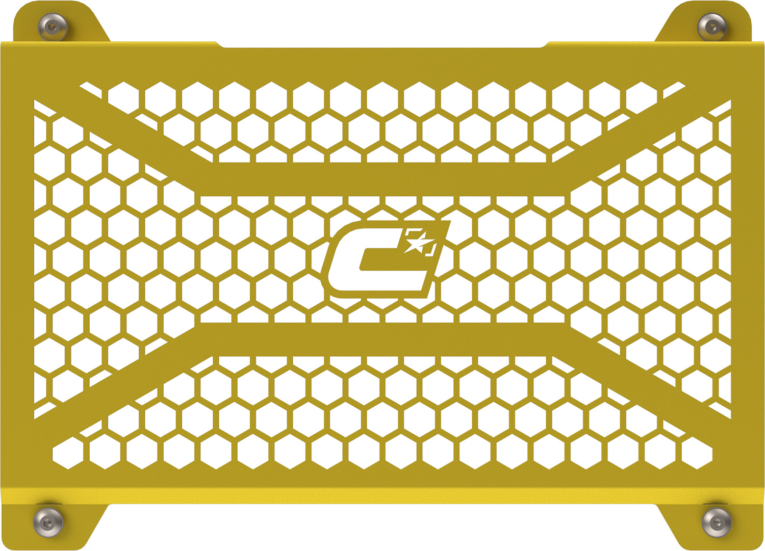 Front Radiator Guard Textured Yellow CROSSPRO 