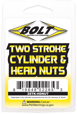 2 STROKE CYLINDER & HEAD NUTS BOLT MOTORCYCLE HARDWARE 