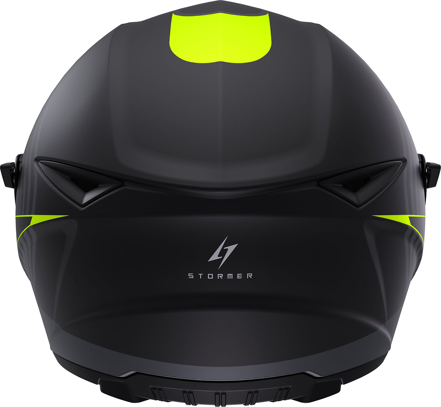 Helmet STRIKE CURVE Neon Yellow Matt STORMER 