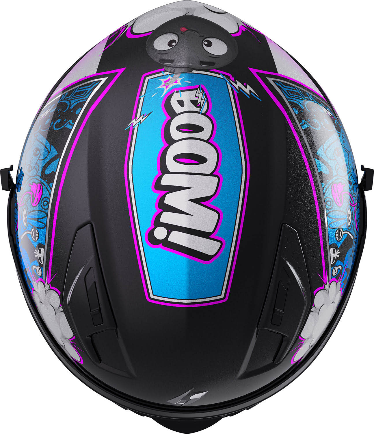 Capacete Criança STRIKE BOOM Azul / Rosa Pérola STORMER 