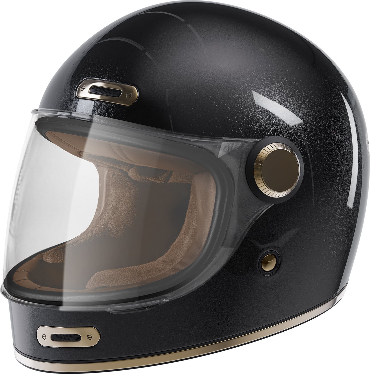 Capacete HISTORY SOLID Preto Pérola STORMER 