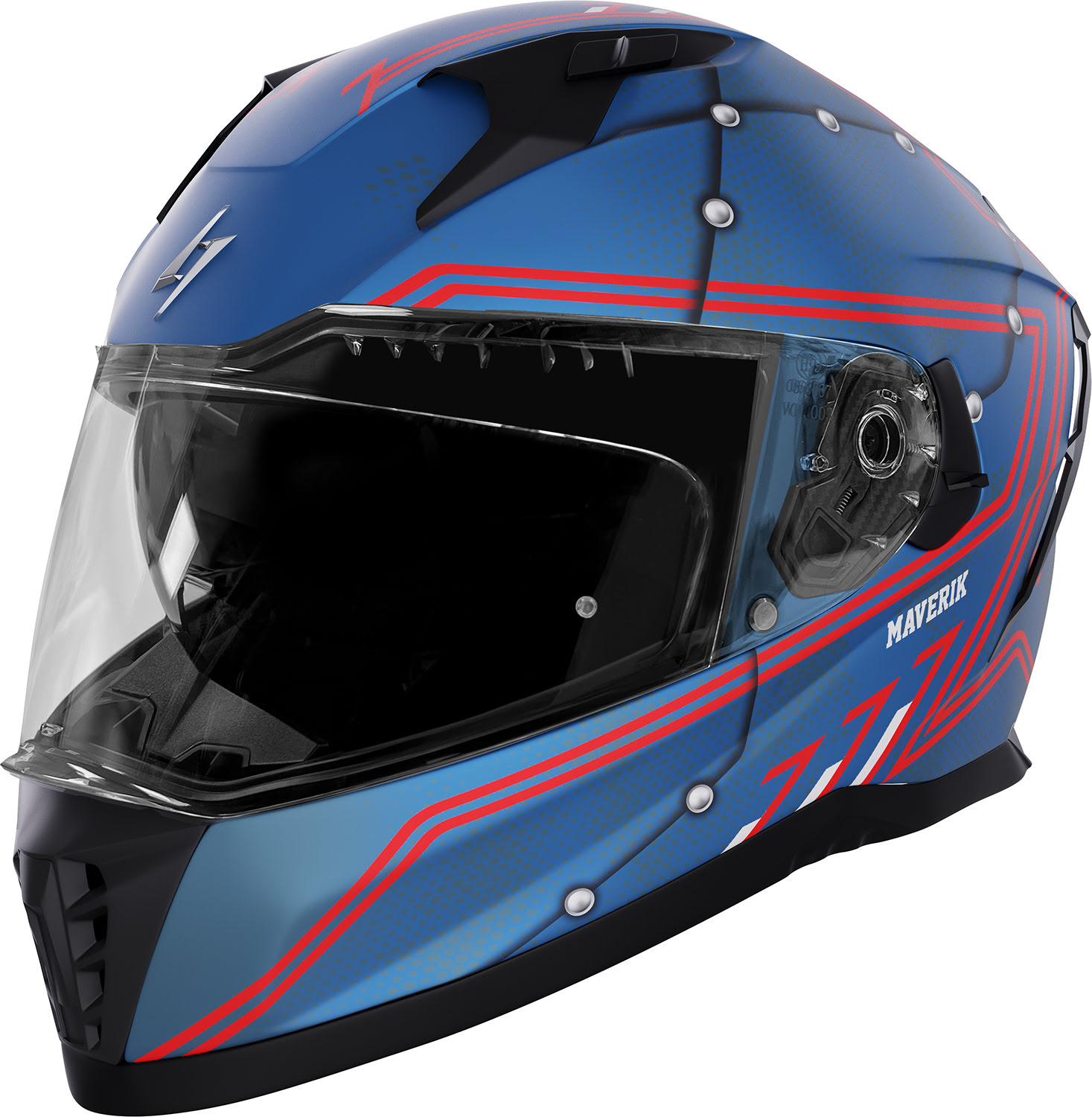 Helmet BLASTER MAVERIK Blue Metal Matt STORMER 