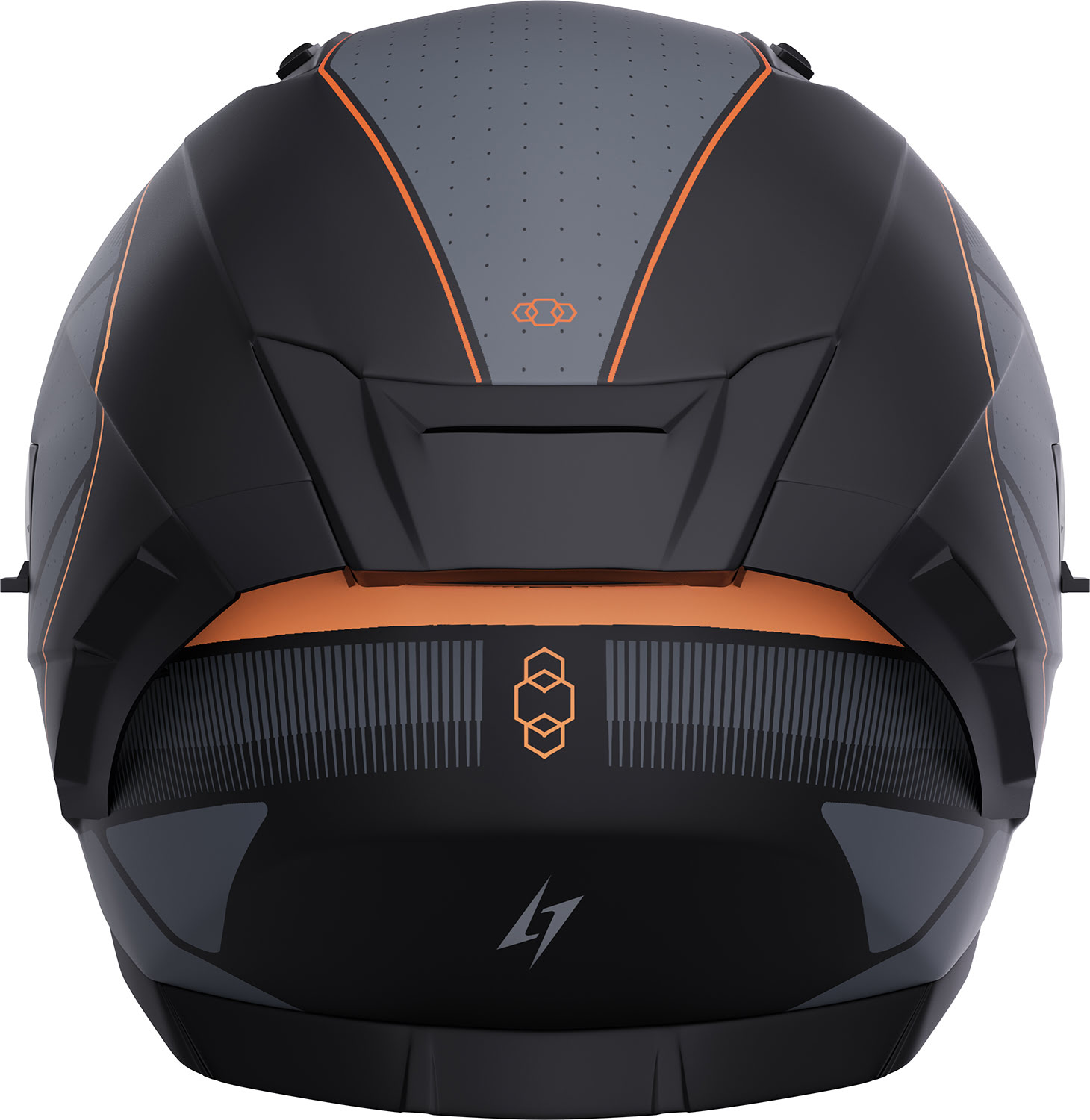 Helmet BLASTER TRON Neon Orange Metal Matt STORMER 