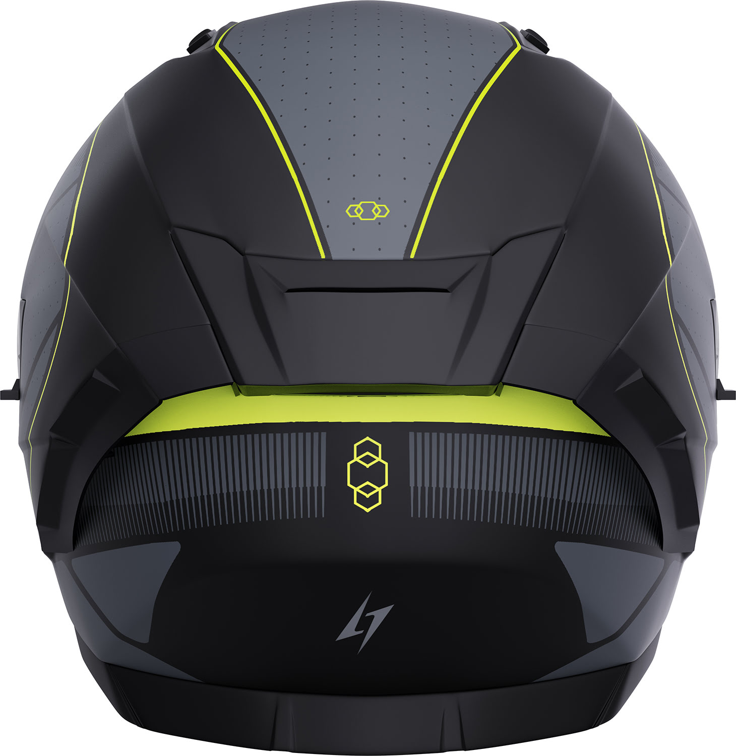 Capacete BLASTER TRON Amarelo Neon Metal Mate STORMER 