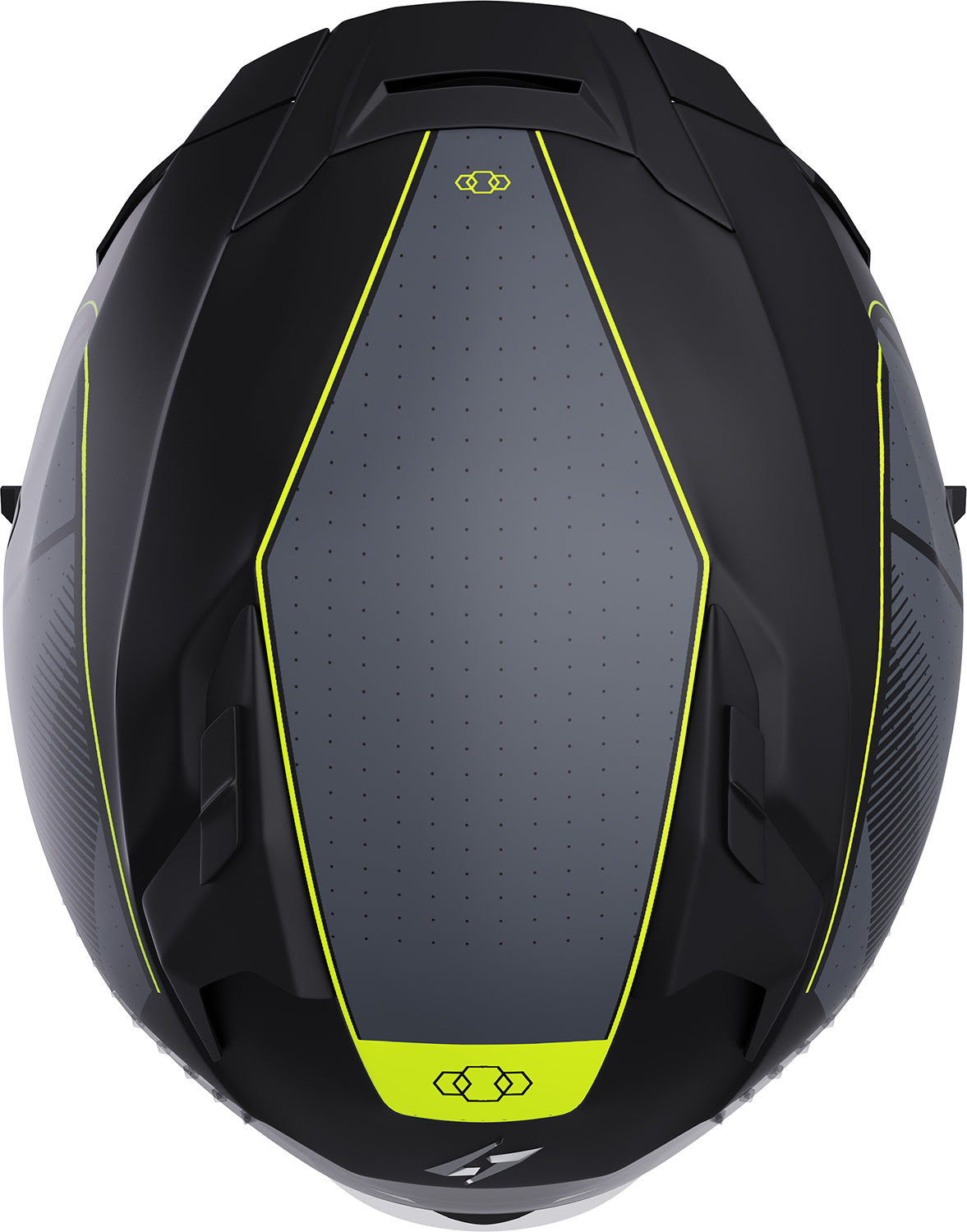 Capacete BLASTER TRON Amarelo Neon Metal Mate STORMER 