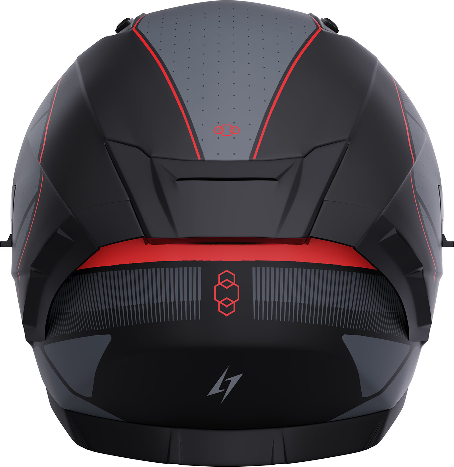 Helmet BLASTER TRON Red Metal Matt STORMER 