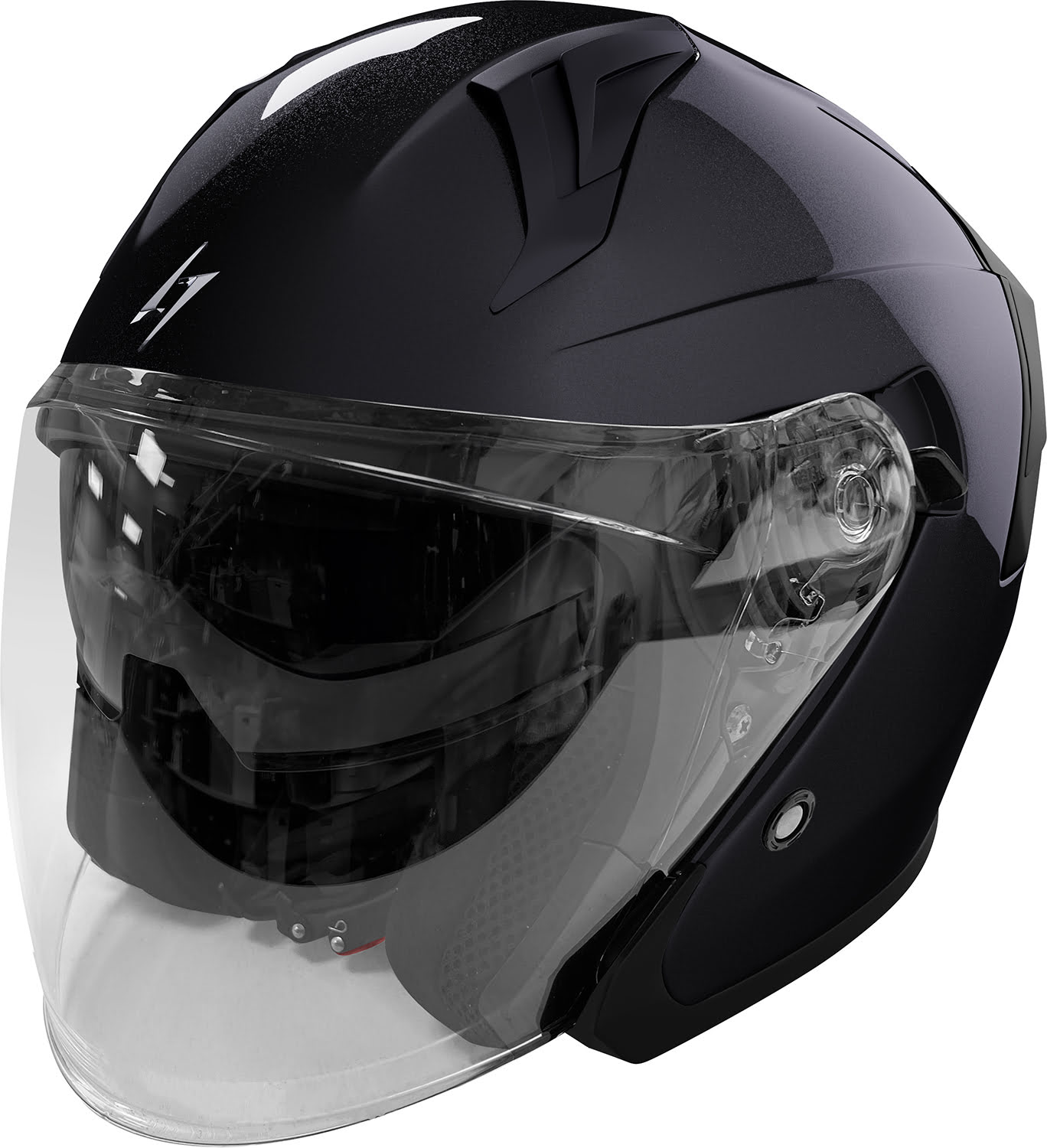 Helmet RUN Black Pearly STORMER 