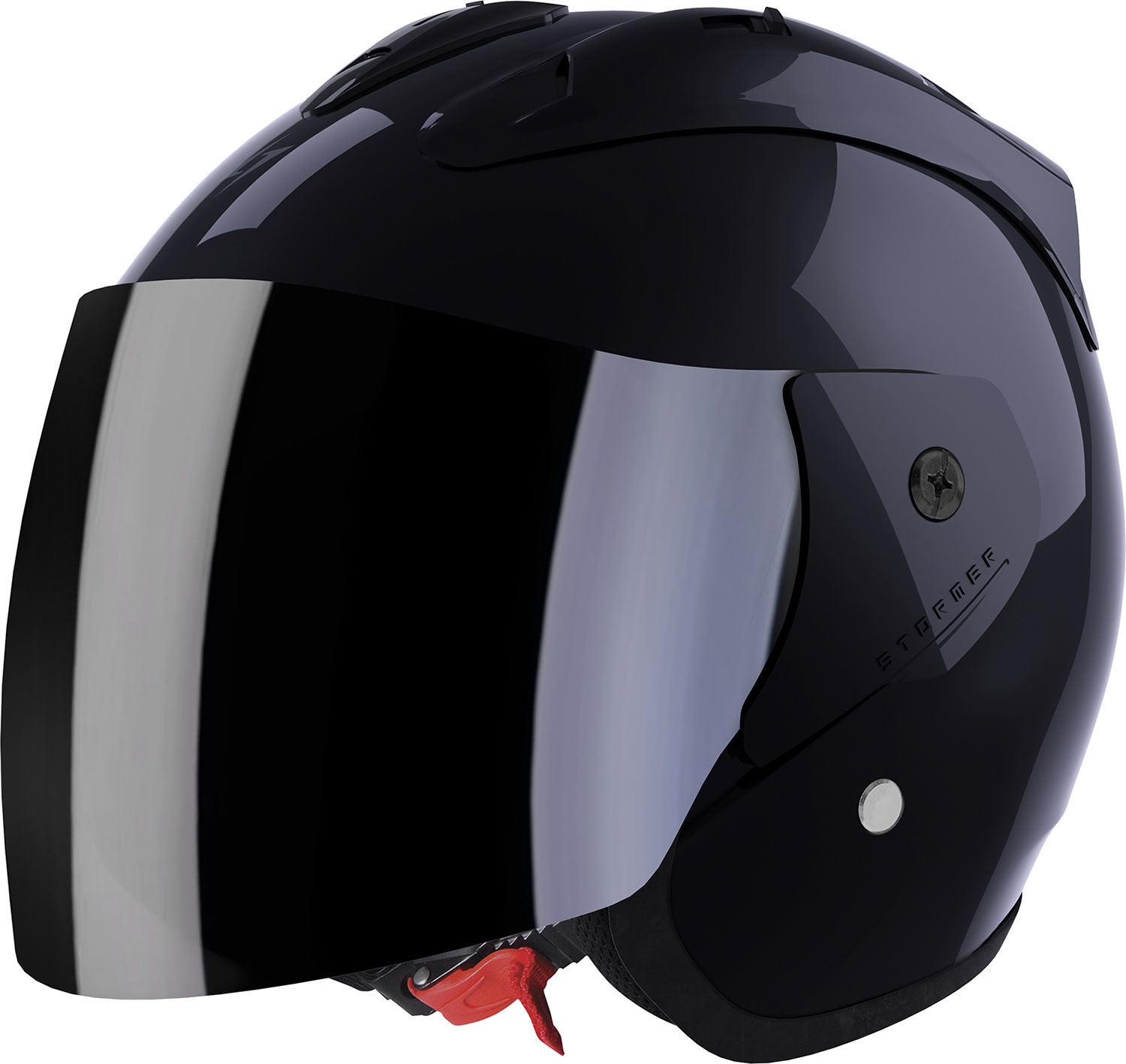 Helmet SUN EVO 2.0 Black Pearly STORMER 
