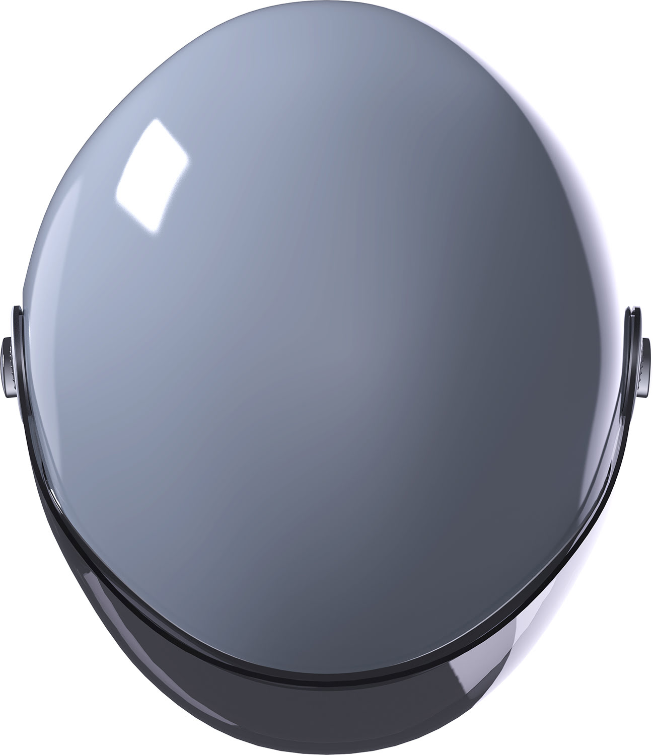 Capacete CLYDE Cinza Nardo Brilho STORMER 