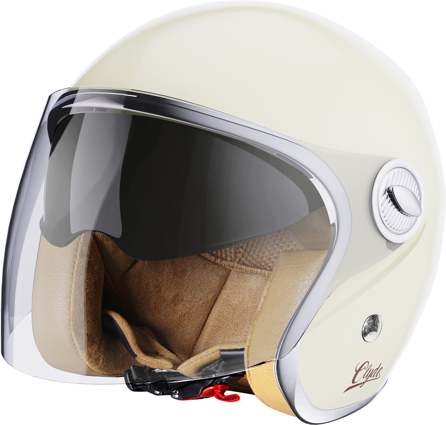 Helmet CLYDE Off White Glossy STORMER 