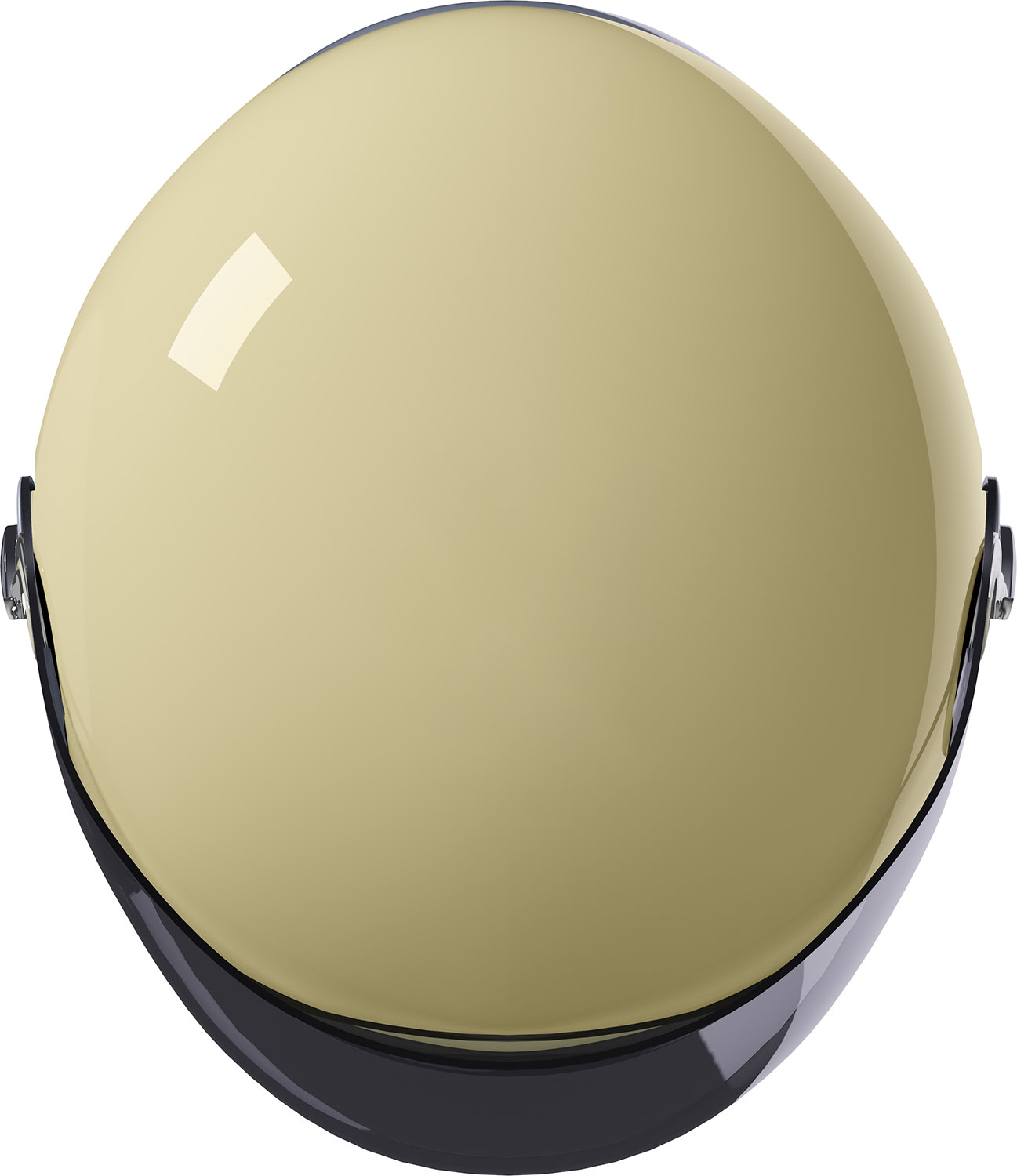 Capacete CLYDE Branco Sujo Brilho STORMER 