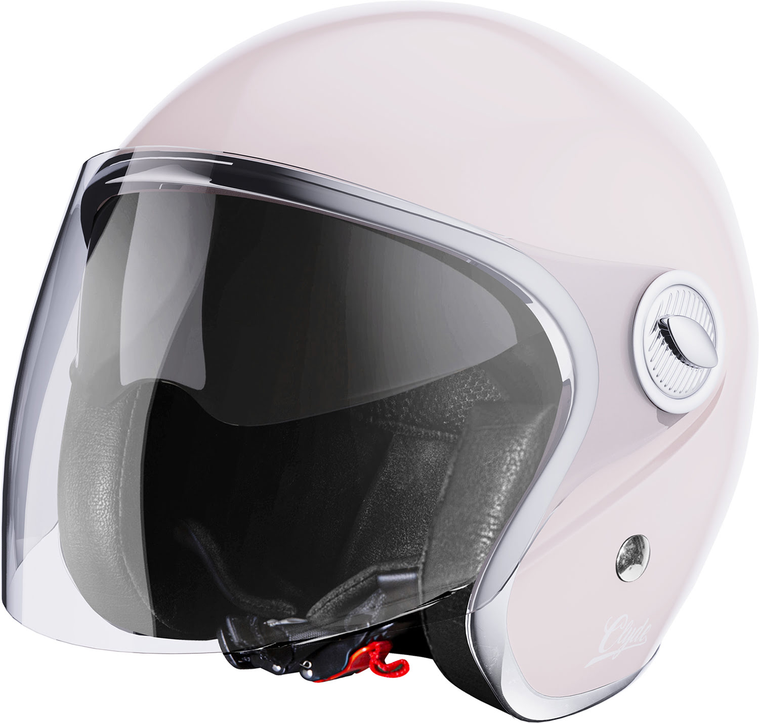 Helmet CLYDE Pale Pink Glossy STORMER 