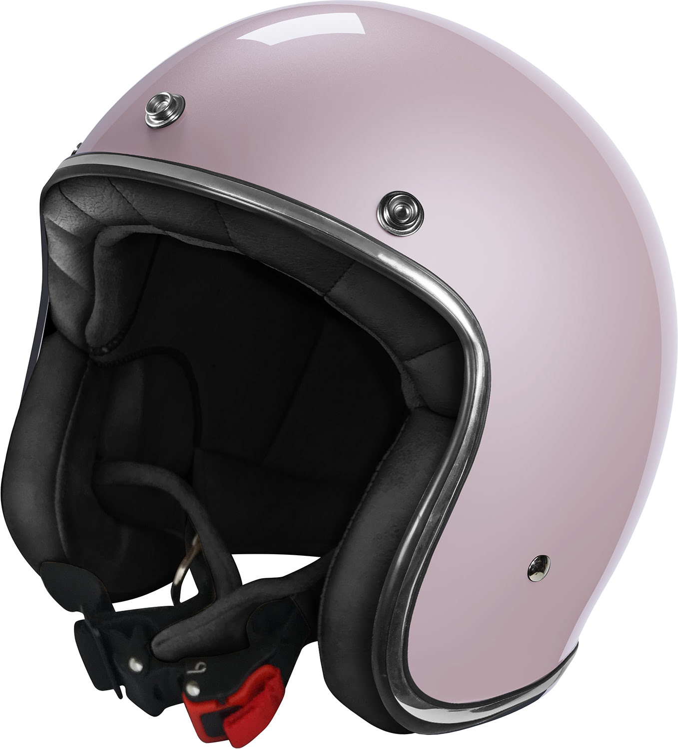 Capacete QUARTZ Rosa Pálido Pérola STORMER 