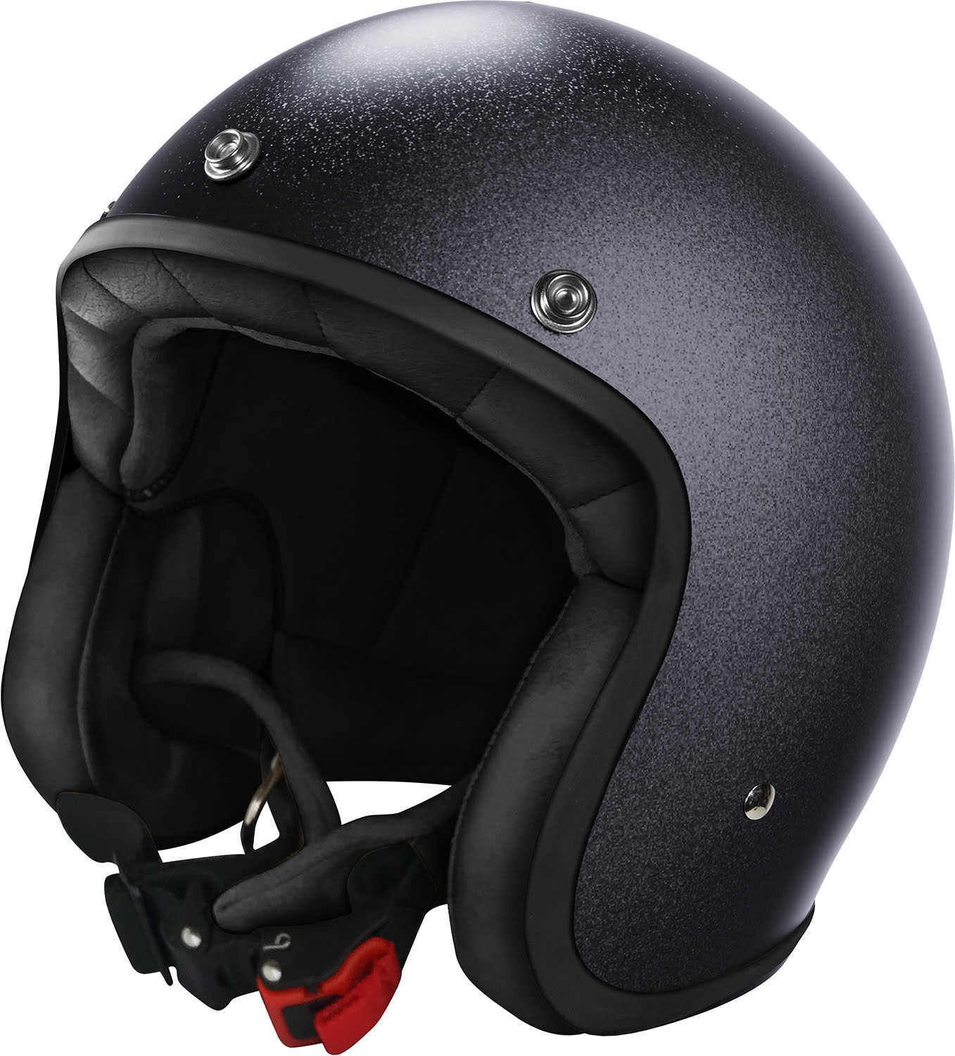 Capacete QUARTZ GLITTER Preto Mate STORMER 