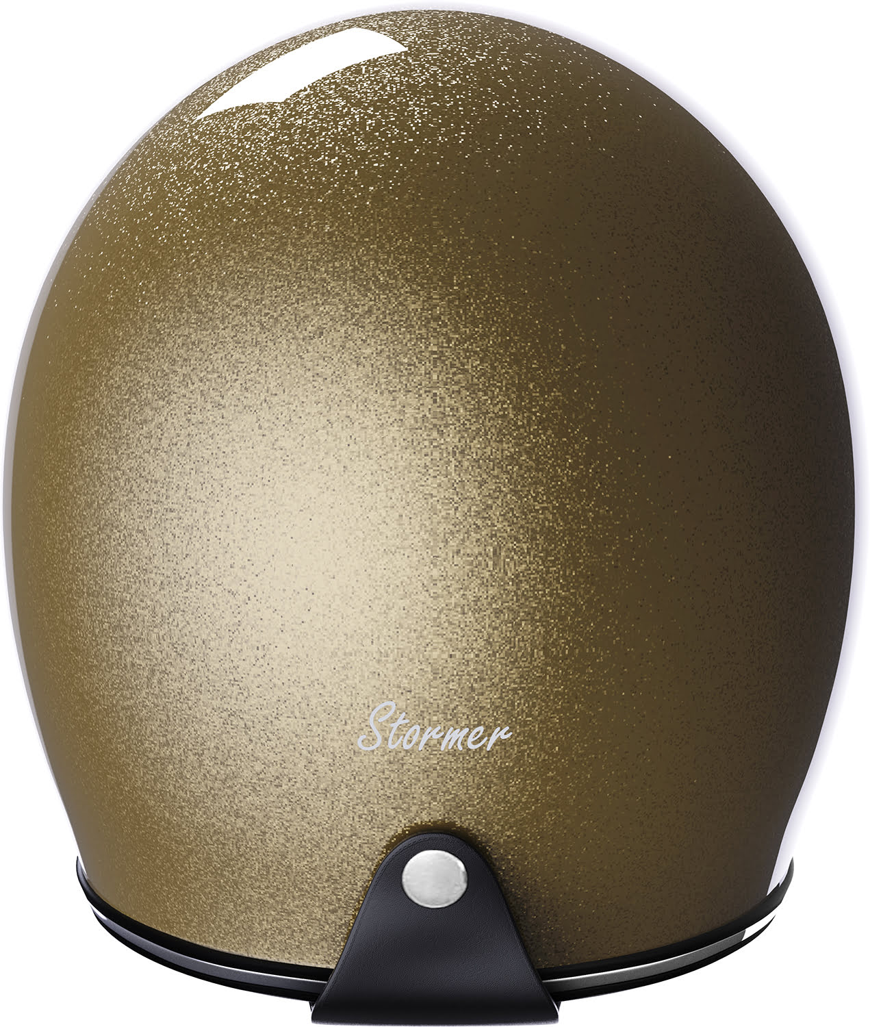 Capacete QUARTZ GLITTER Dourado Brilho STORMER 