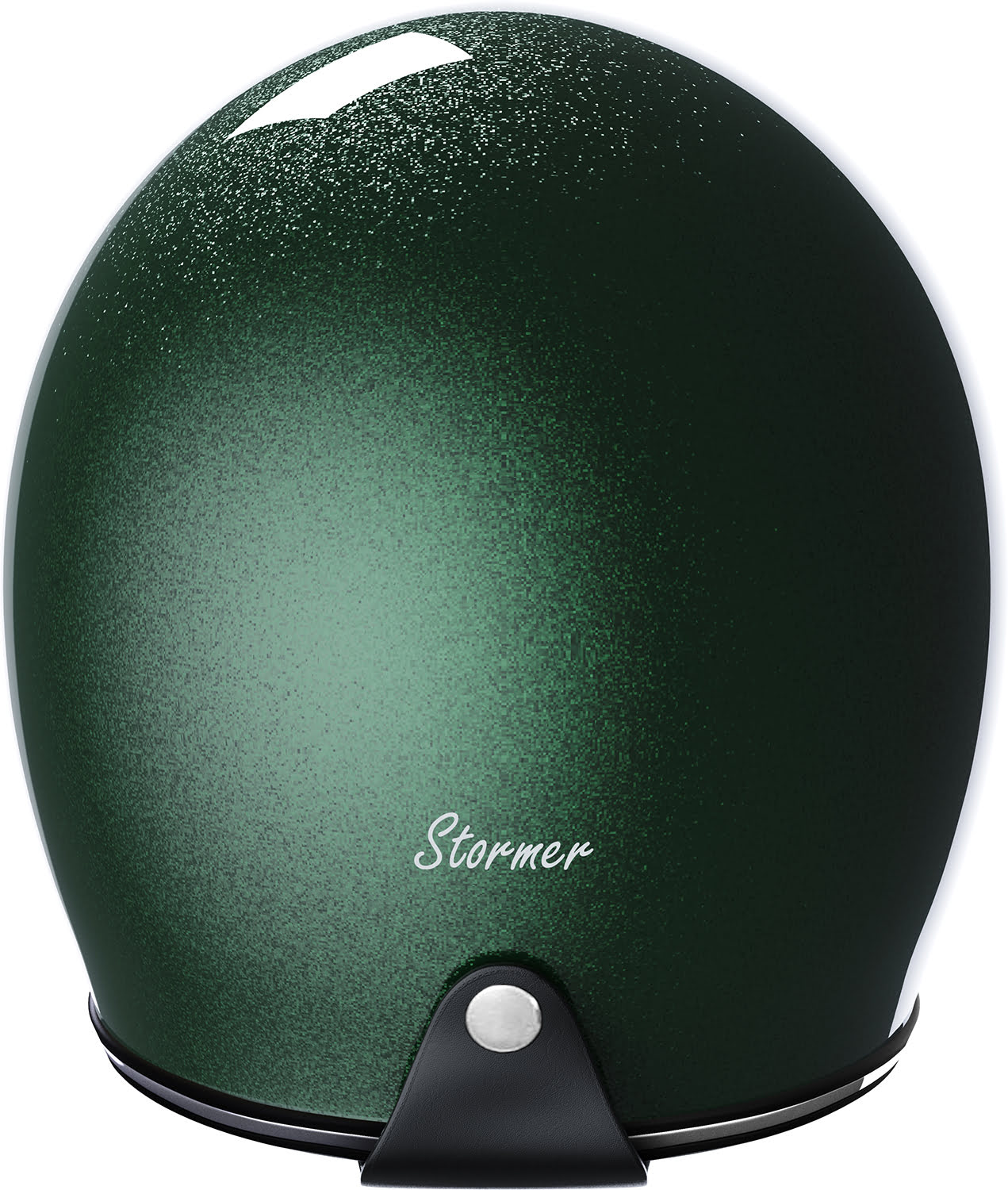 Capacete QUARTZ GLITTER Verde Brilho STORMER 