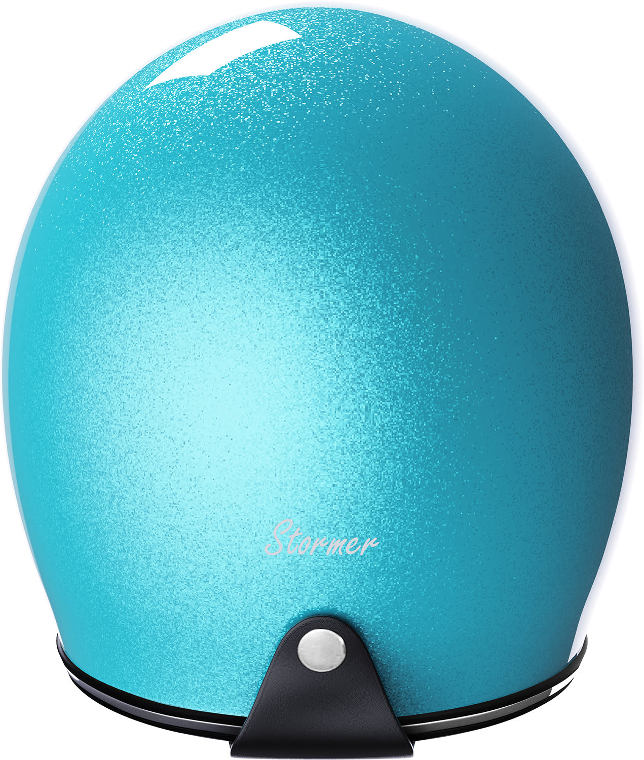 Capacete QUARTZ GLITTER Turquesa Brilho STORMER 