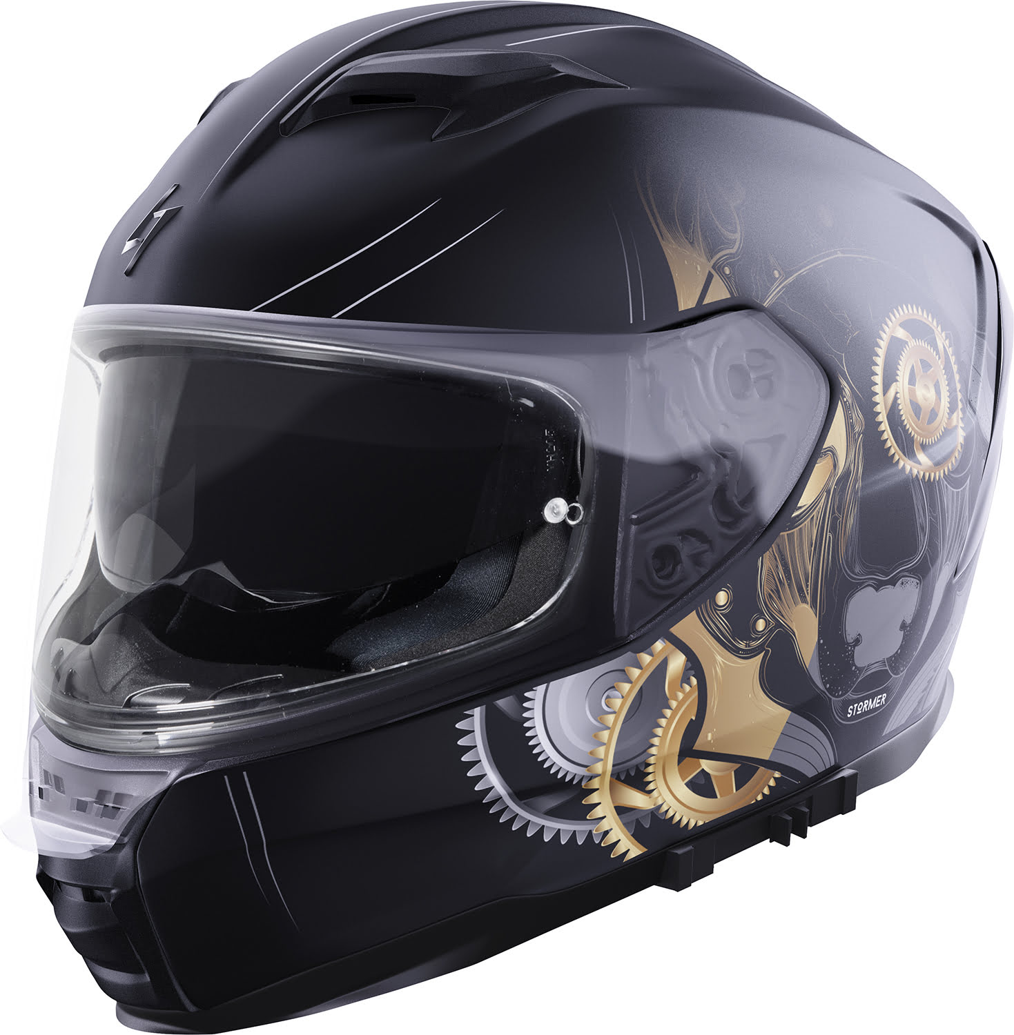 Capacete ZS 1001 ARTS Mate Metálico STORMER 