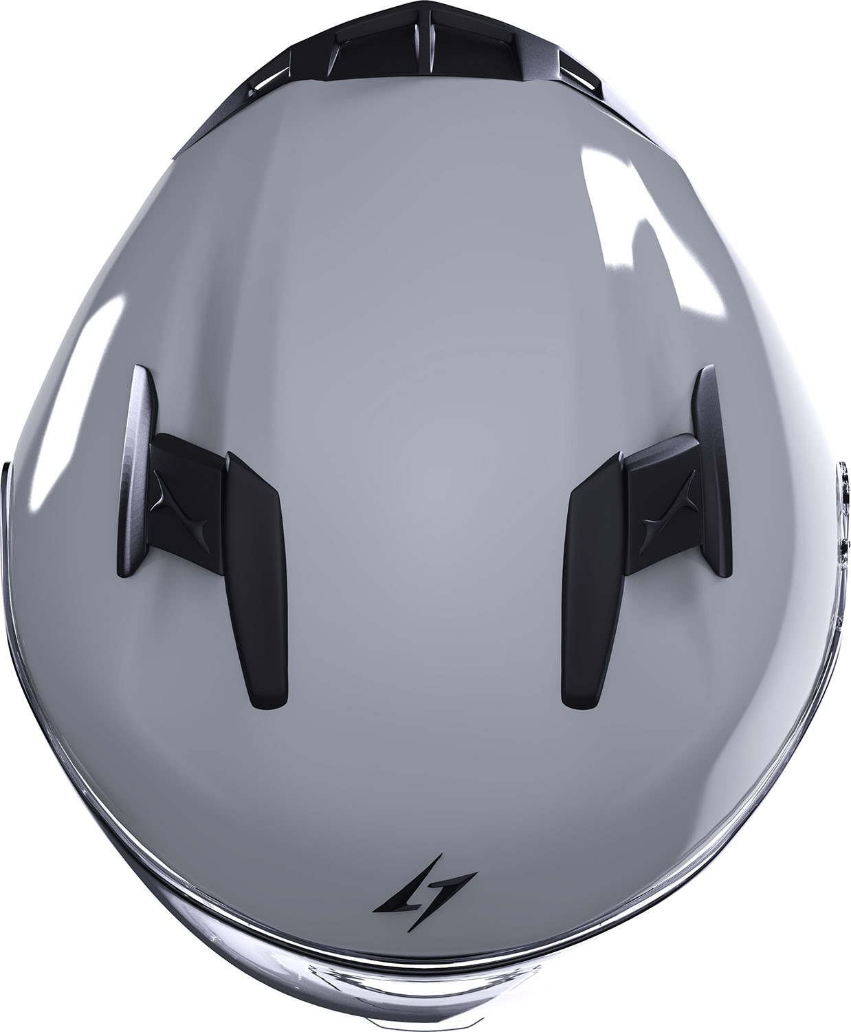 Capacete RIVAL SOLID Cinza Nardo Brilho STORMER 