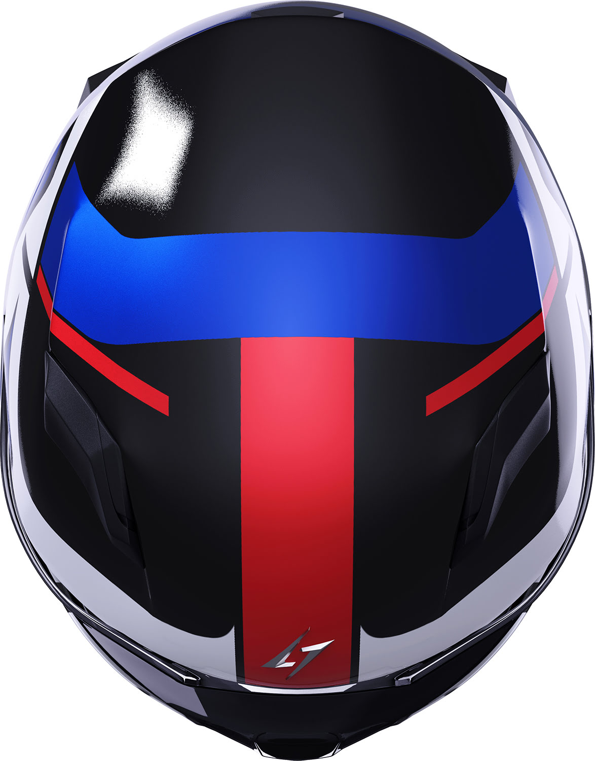 Helmet WISE RUNNER Blue / Red / White Pearly STORMER 