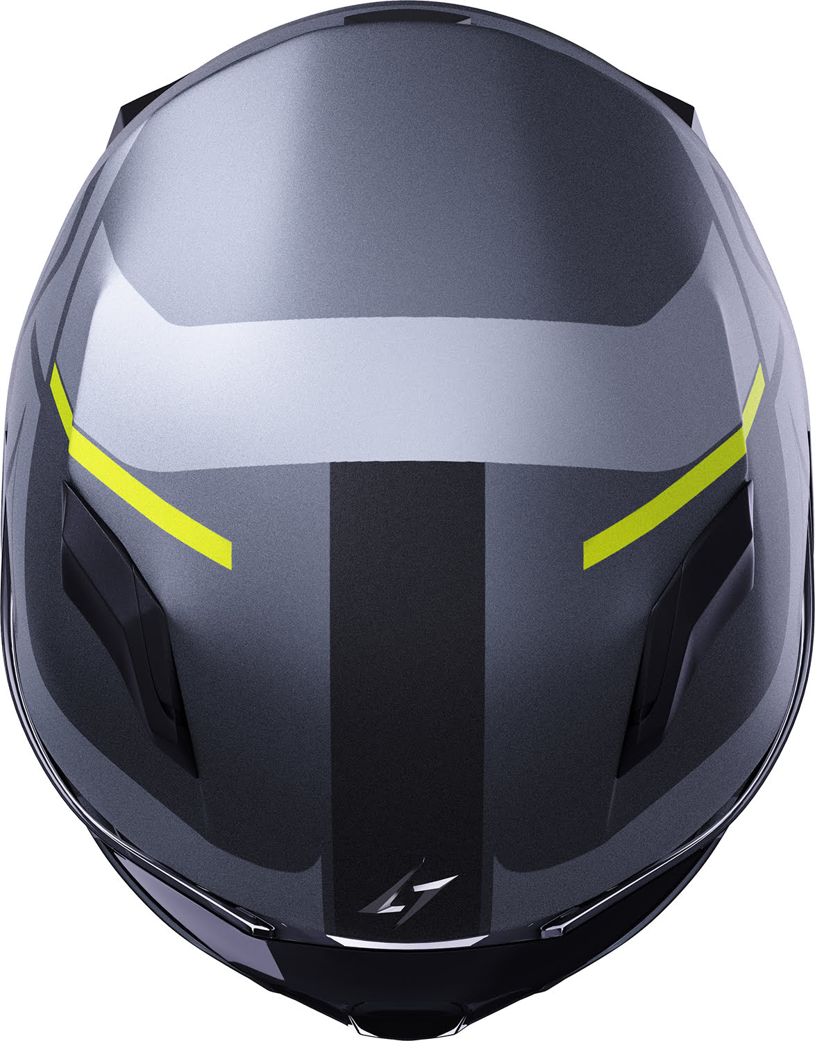 Helmet WISE RUNNER Grey / Neon Yellow Metal Matt STORMER 