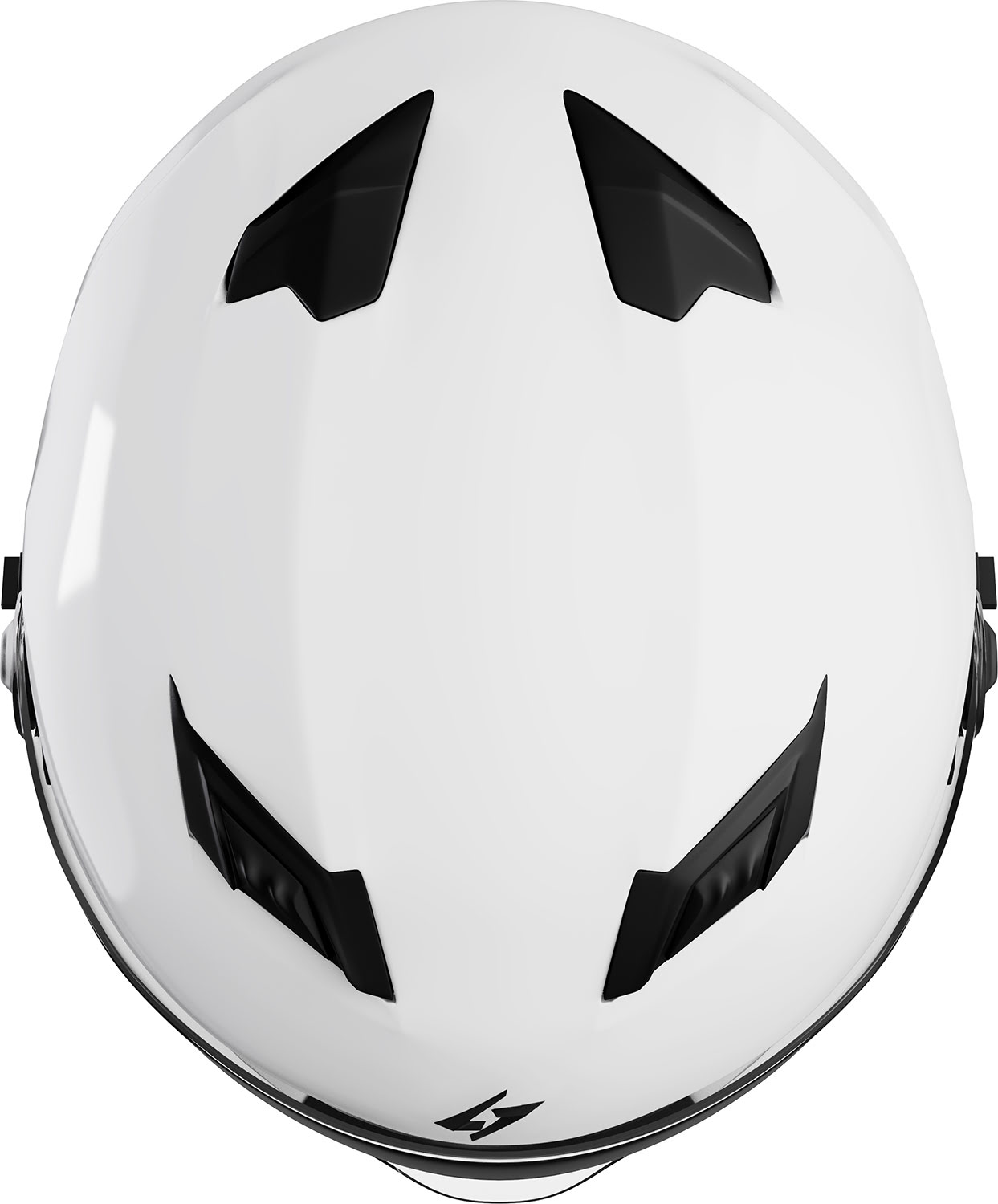 Helmet PUSHER SOLID White Glossy STORMER 