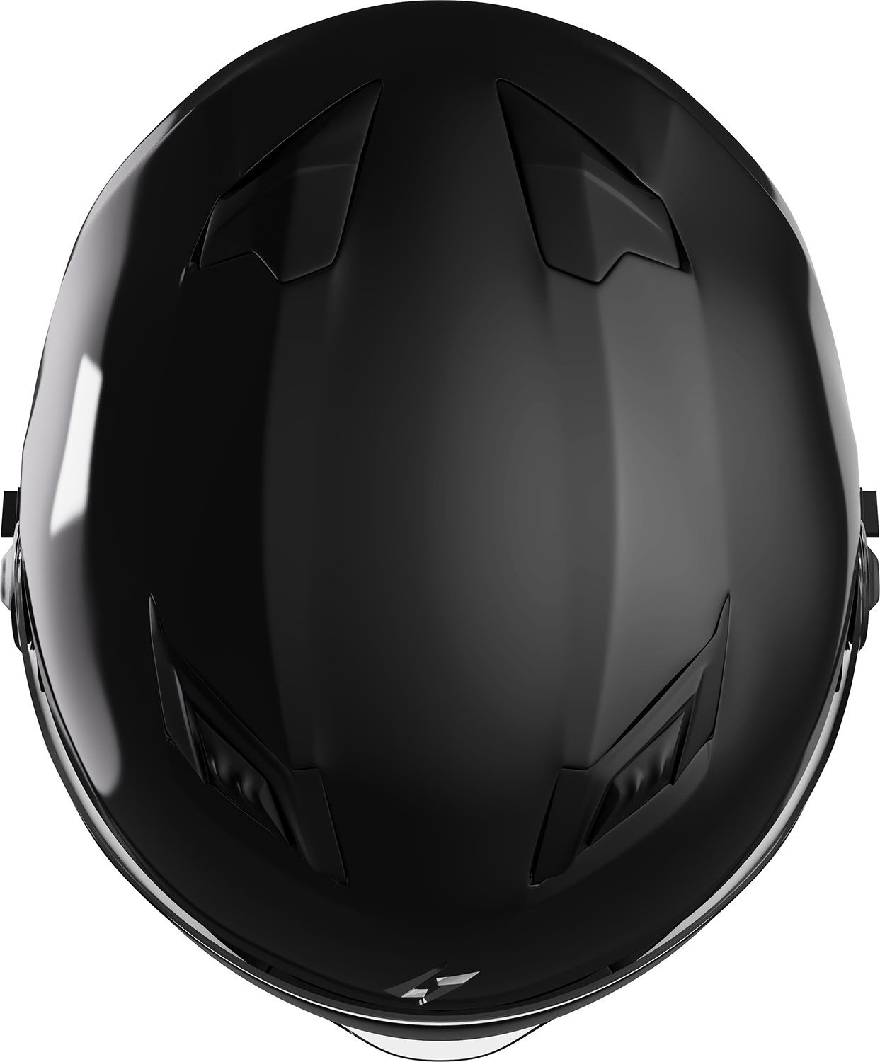 Helmet PUSHER SOLID Black Glossy STORMER 