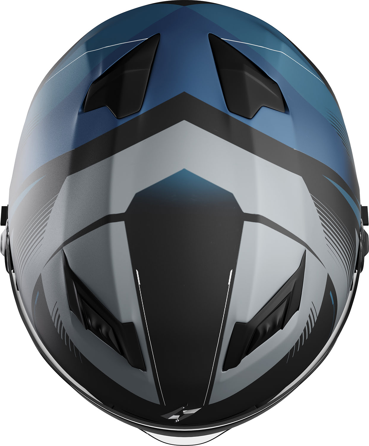 Helmet PUSHER RUSH Blue Metal Matt STORMER 