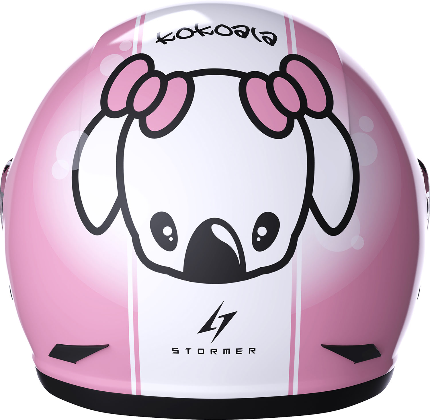 Helmet Kid FLASH KOKOALA Pink / White Glossy STORMER 