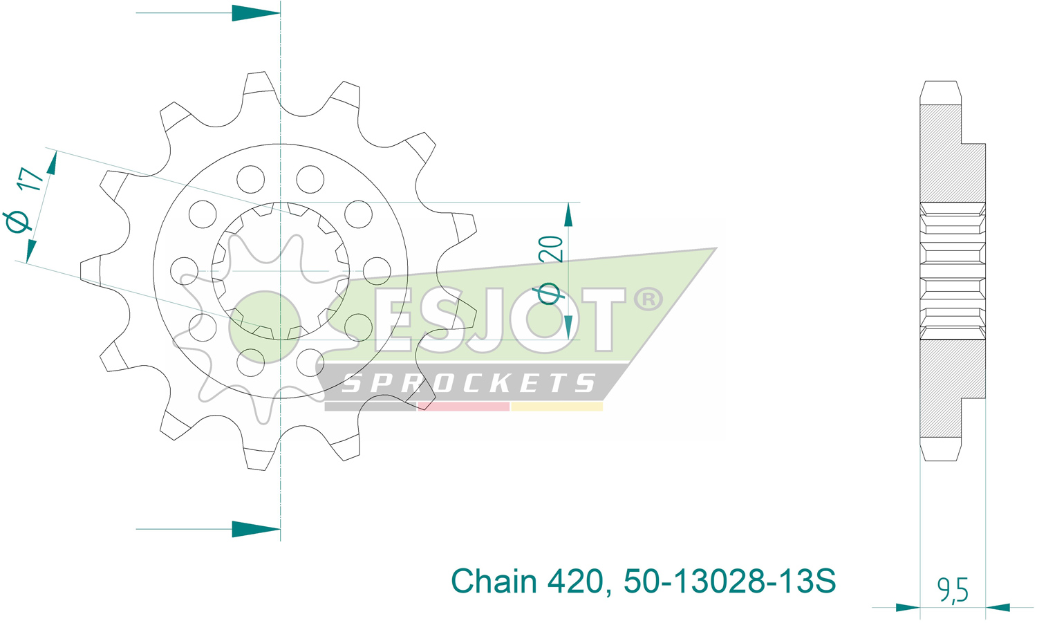 Front Sprocket ESJOT 