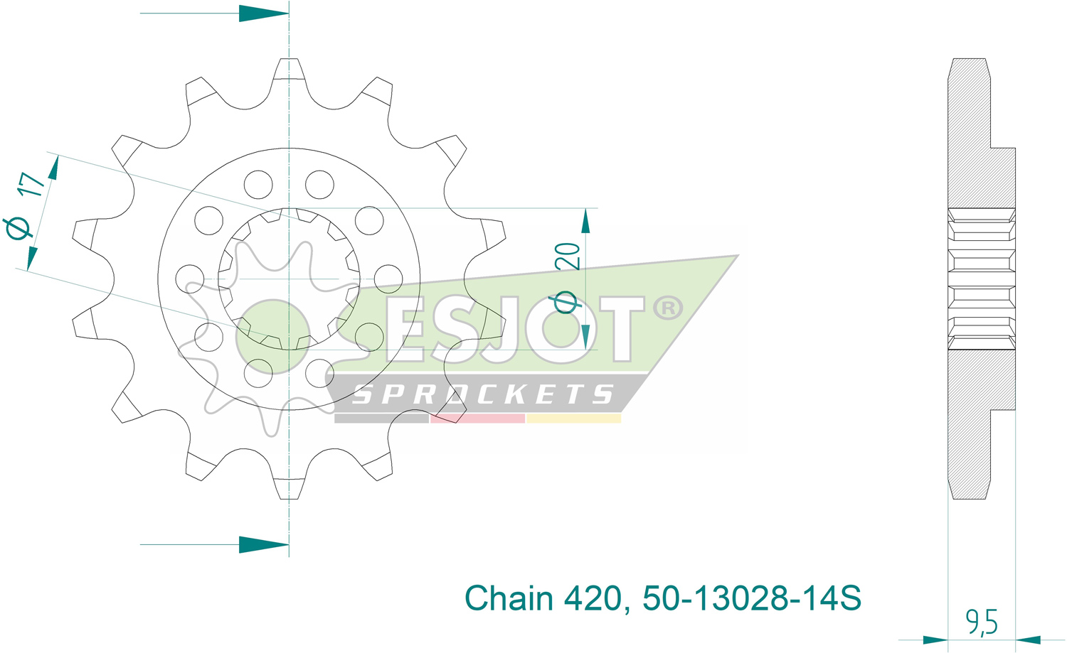 Front Sprocket ESJOT 