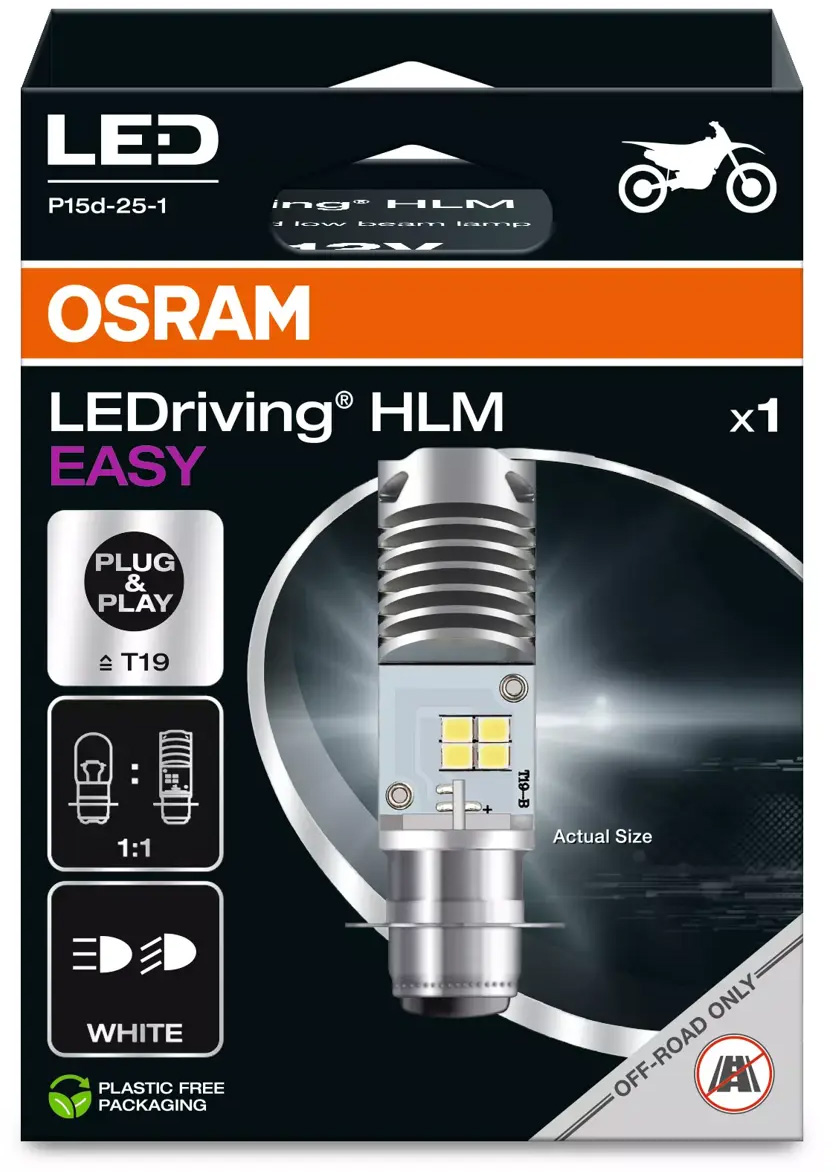 Lâmpada Led 12V T19 P15d-25-1 / PX15D 5.5W LEDriving® HLM EASY OSRAM 