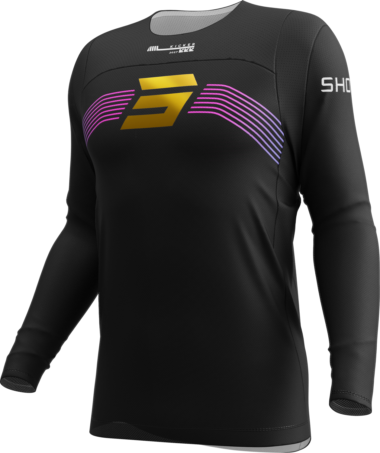 Camisola CONTACT KICKER Preta SHOT 