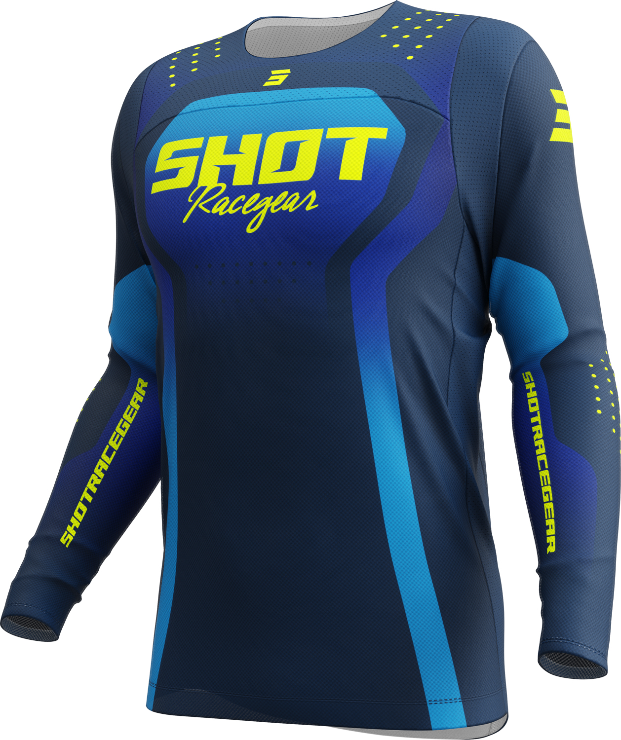 Camisola CONTACT STREAM Azul SHOT 