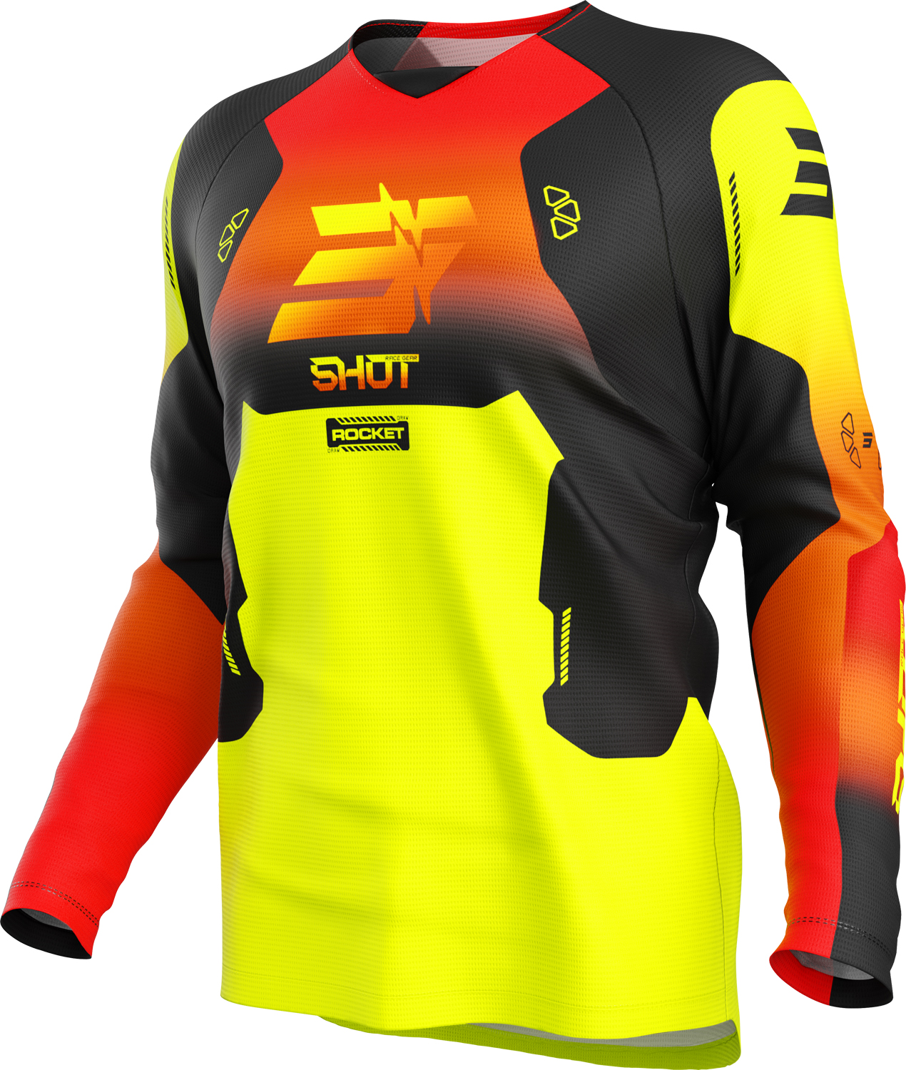 JERSEY DRAW KID ROCKET NEON_YELLOW 10-11 SHOT 