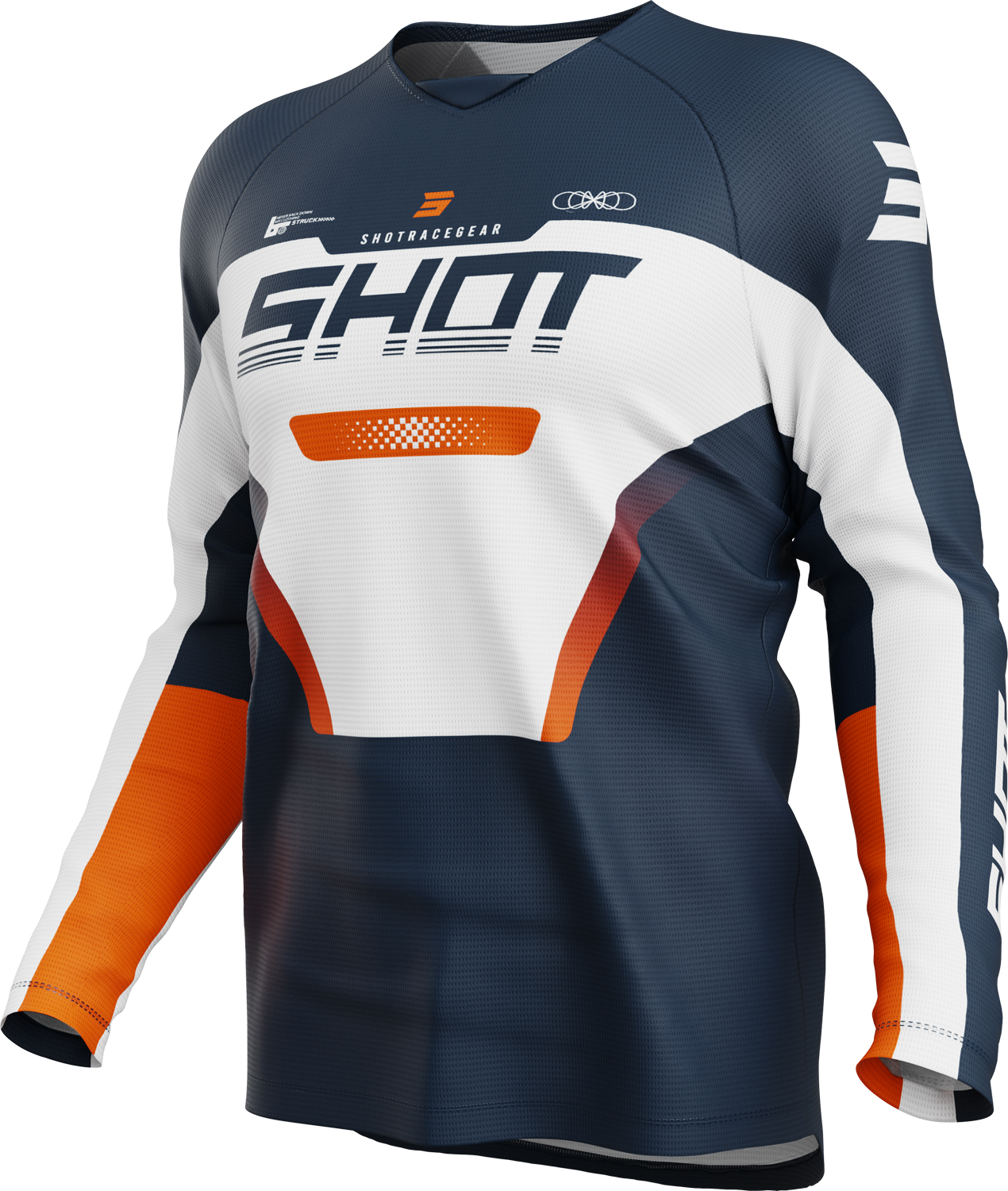 Camisola Criança DRAW STRUCK Azul / Laranja SHOT 