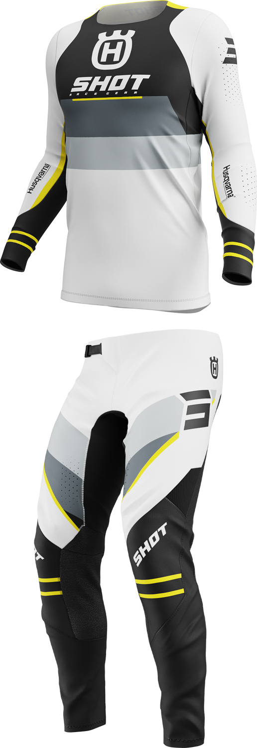 Calças AEROLITE Husqvarna 27 Pretas SHOT 