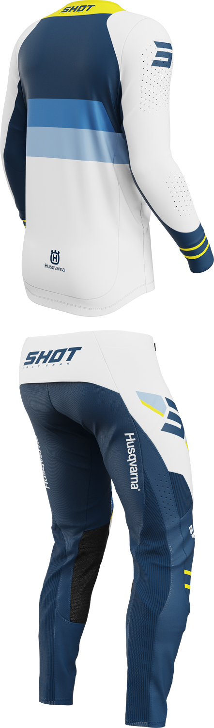 Calças AEROLITE Husqvarna 27 Azuis SHOT 