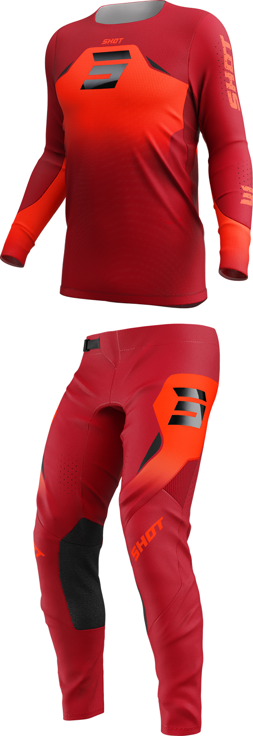 Equipamento AEROLITE PHASE Vermelho SHOT 