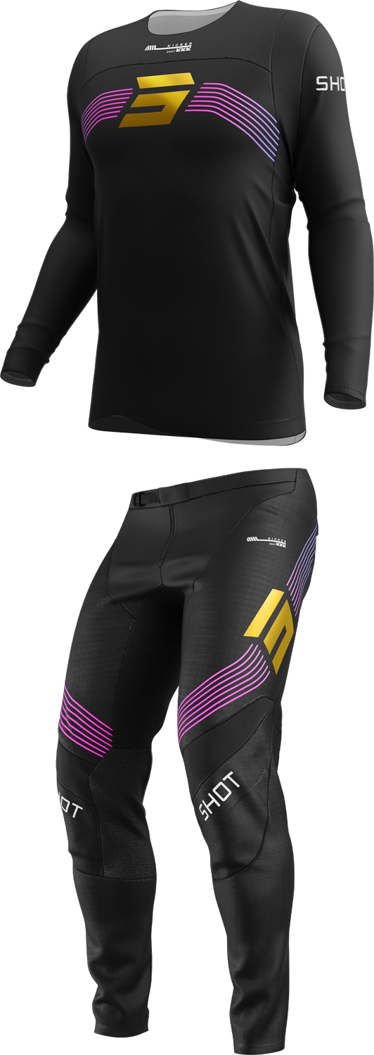Camisola CONTACT KICKER Preta SHOT 