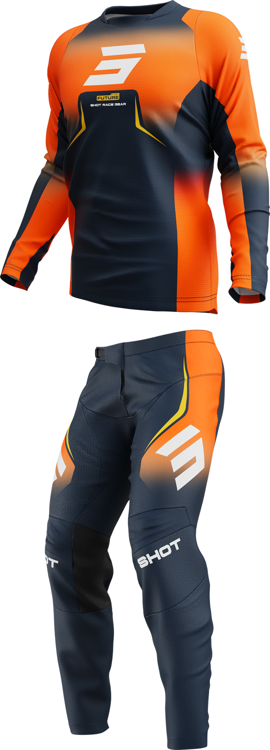 PANTS DEVO FUTURE BLUE ORANGE SHOT 