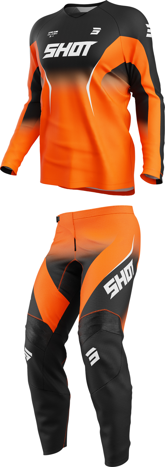 PANTS DRAW CLASH ORANGE SHOT 