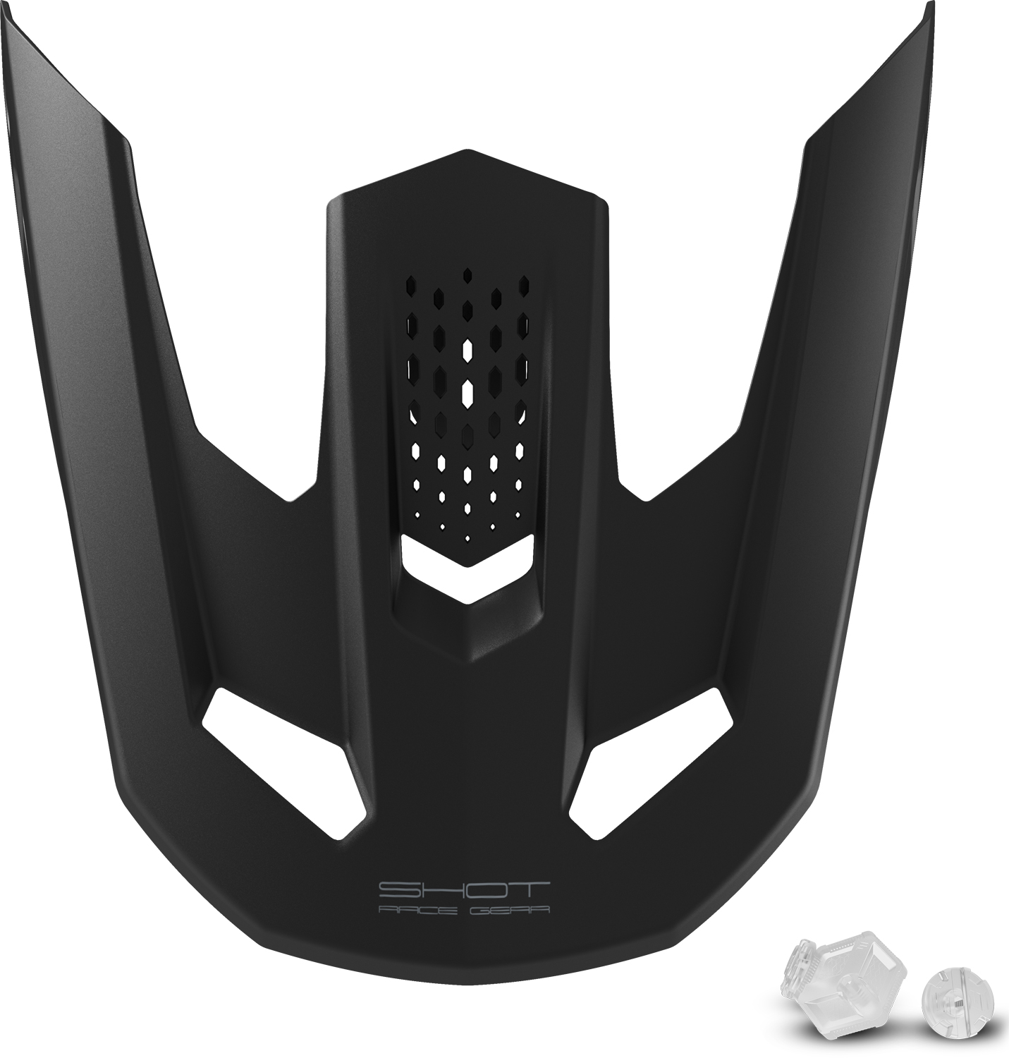 Pala Capacete Criança SPEED SOLID Preta Mate SHOT 