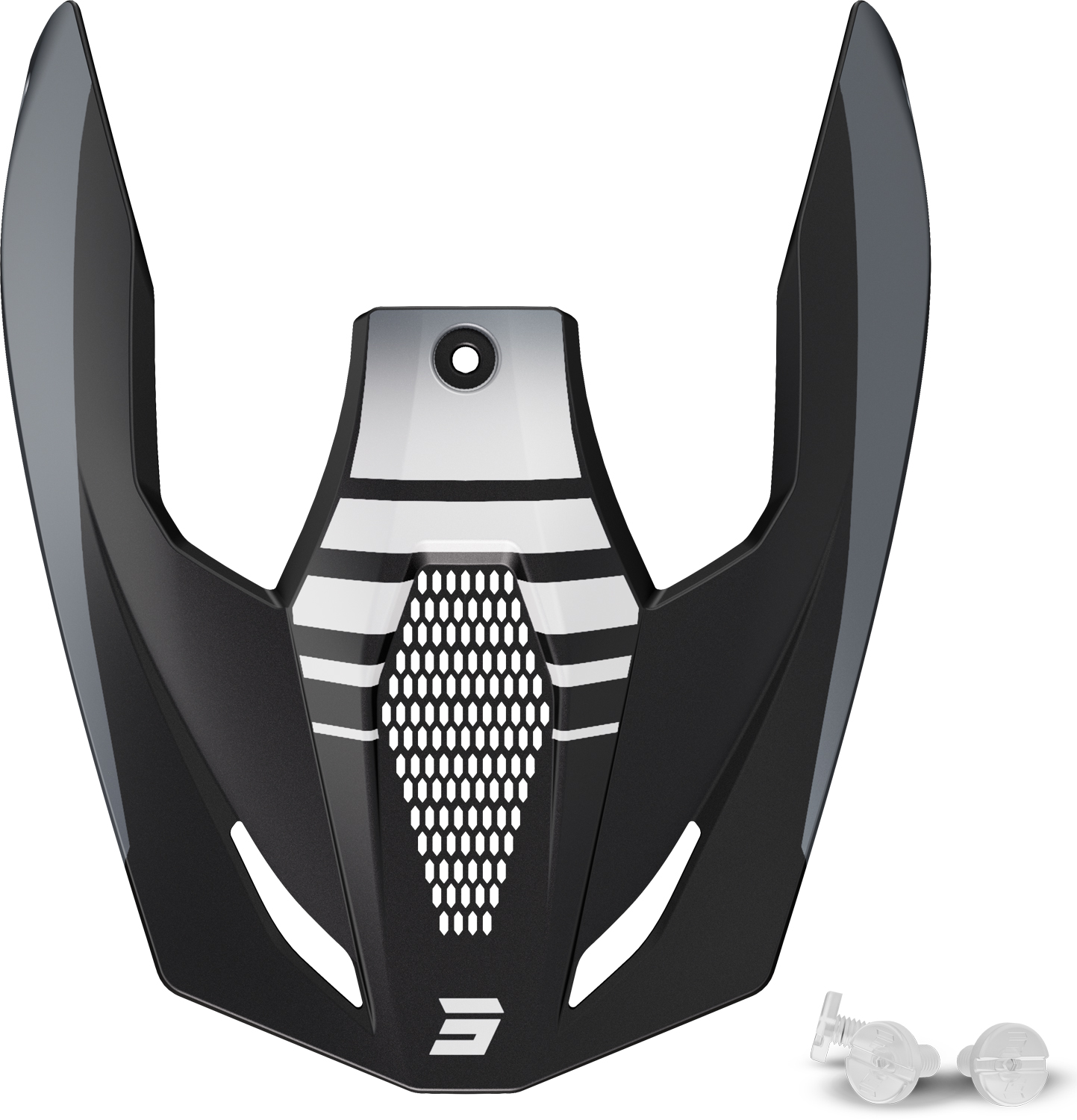 Pala Capacete FURIOUS STADIUM Preta Mate SHOT 