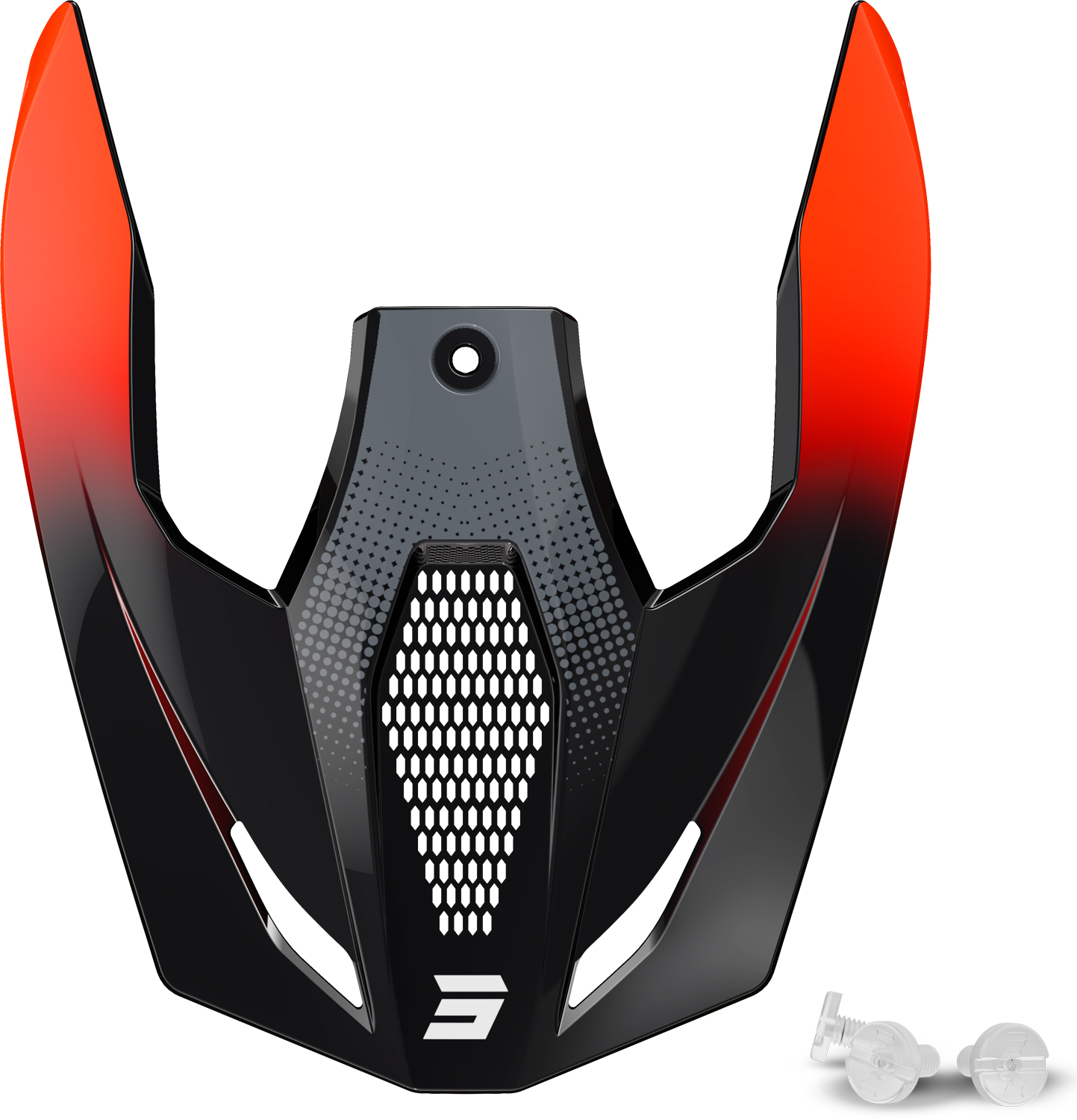Pala Capacete FURIOUS ZEBRA Amarela Neon Brilho SHOT 