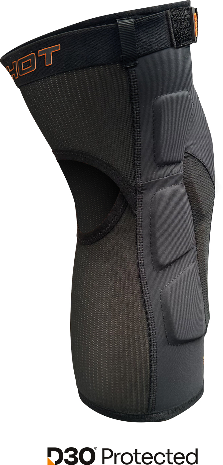 Joelheiras Adulto RACE EVO D3O Pretas SHOT 