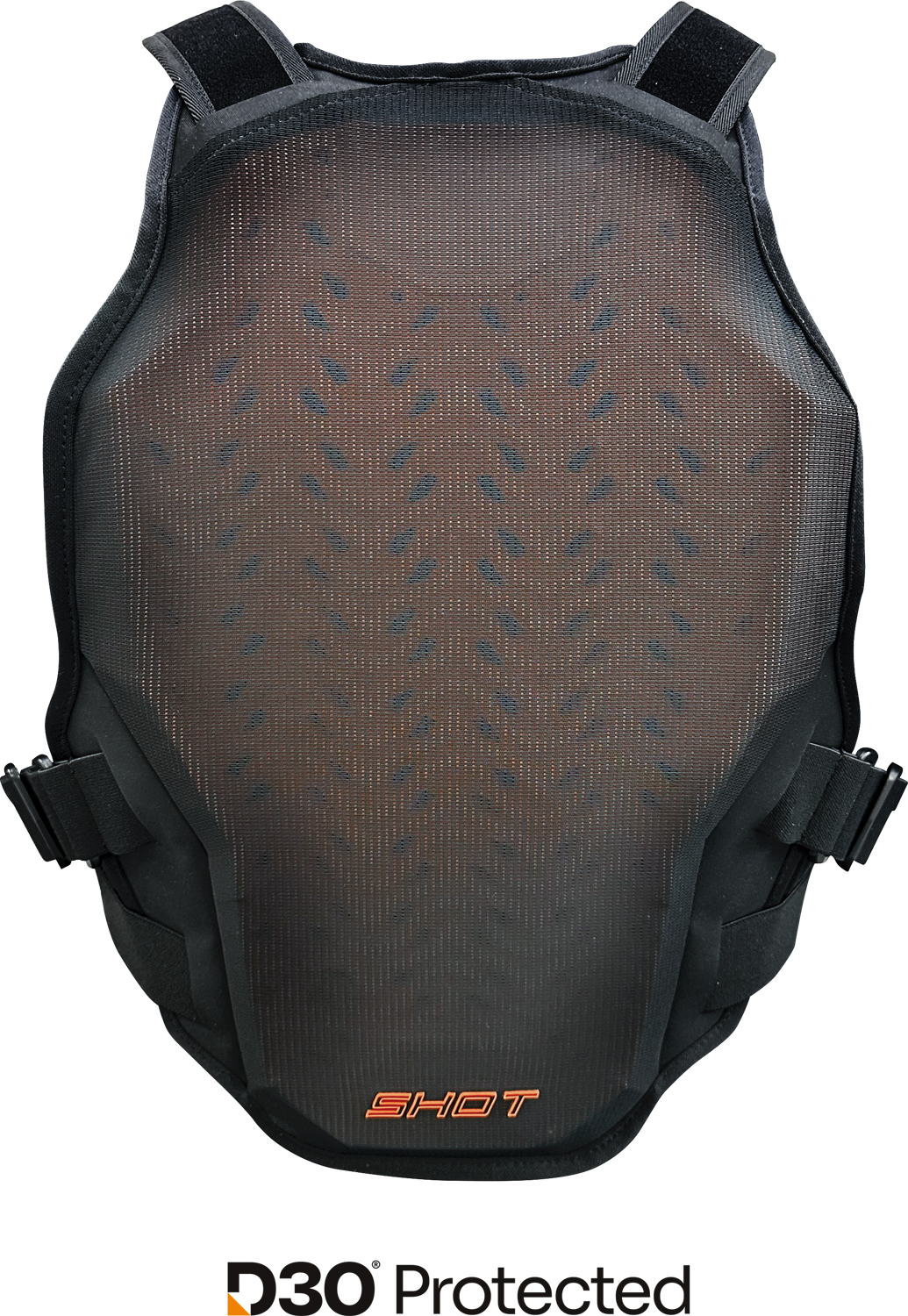 CHEST PROTECTOR RACE_EVO_D3O BLACK SHOT 